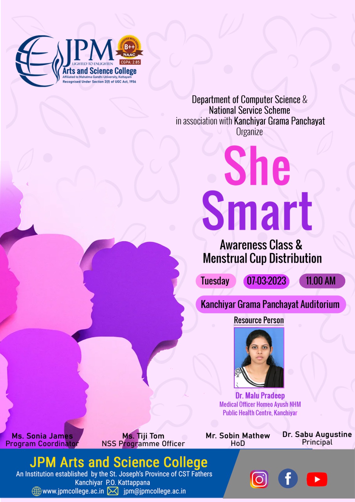She Smart - Awareness Class & Menstrual Cup Distribution